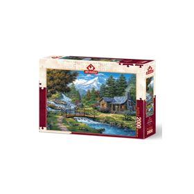 Art Puzzle 2000 Parça İki Küçük Şelale Puzzle