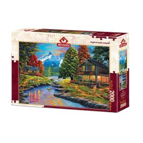 Art Puzzle 2000 Parça İki Yaka Bir Orman Puzzle