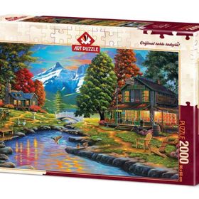 Art Puzzle 2000 Parça İki Yaka Bir Orman Puzzle