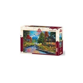 Art Puzzle 2000 Parça İki Yaka Bir Orman Puzzle