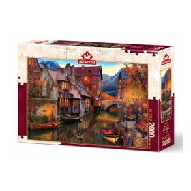 Art Puzzle 2000 Parça Kanal Boyu Evleri Puzzle