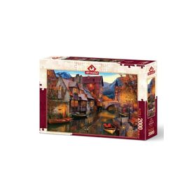 Art Puzzle 2000 Parça Kanal Boyu Evleri Puzzle