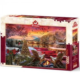 Art Puzzle 2000 Parça Karavan Kampı Puzzle