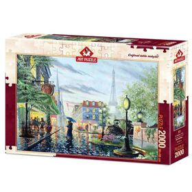 Art Puzzle 2000 Parça Pariste Yaz Yağmuru Puzzle