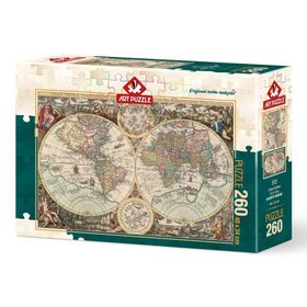 Art Puzzle 260 Parça Dünya Haritası Puzzle