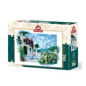 Art Puzzle 260 Parça Sahil Kafe Puzzle