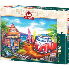 Art Puzzle 260 Parça Sörf Kampı Puzzle