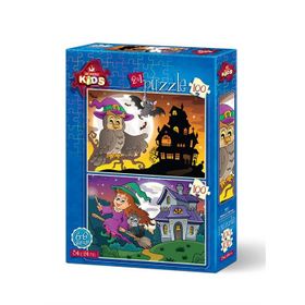 Art Puzzle 2x100 Parça Baykuş ve Tatlı Cadı Puzzle