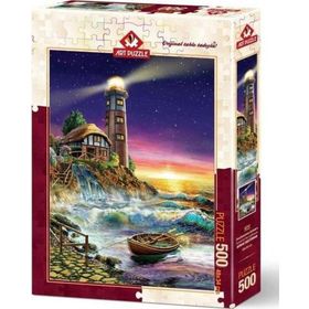 Art Puzzle 4210 Deniz Fenerinden Gün Batımı 500 Parça Puzzle