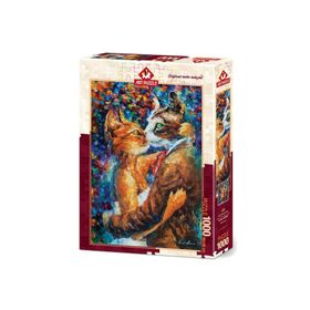 Art Puzzle 4226 Aşık Kedilerin Dansı 1000 Parça Puzzle
