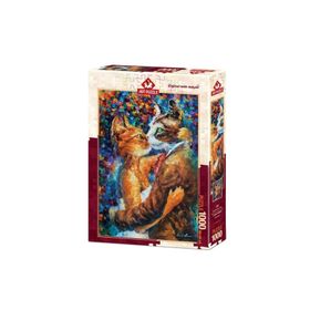 Art Puzzle 4226 Aşık Kedilerin Dansı 1000 Parça Puzzle