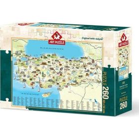 Art Puzzle 4288 260 Parça Türkiye Kültür Haritası Puzzle