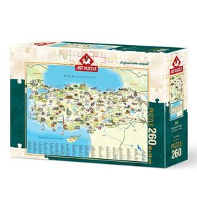 Art Puzzle 4288 260 Parça Türkiye Kültür Haritası Puzzle