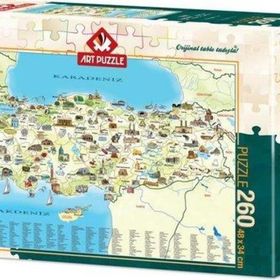 Art Puzzle 4288 260 Parça Türkiye Kültür Haritası Puzzle