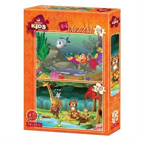 Art Puzzle 4494 Su Altı ve Orman Hayvanları