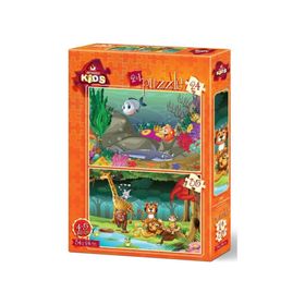 Art Puzzle 4494 Su Altı ve Orman Hayvanları