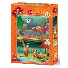 Art Puzzle 4494 Su Altı ve Orman Hayvanları