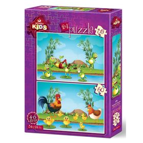 Art Puzzle 4496 Hayvanlar ve Yavruları