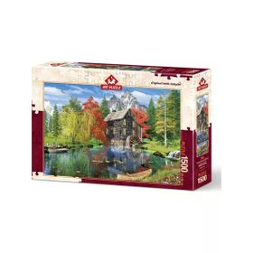 Art Puzzle 4550 1500 Parça Değirmen Kenarında Balık Avı Puzzle
