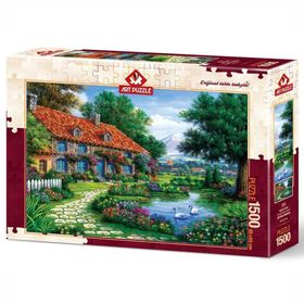 Art Puzzle 4551 Kuğulu Bahçe 1500 Parça Puzzle