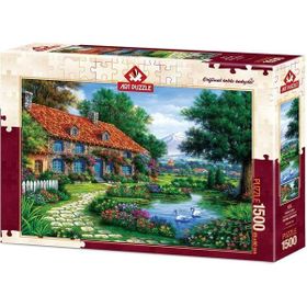 Art Puzzle 4551 Kuğulu Bahçe 1500 Parça Puzzle
