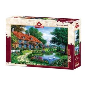Art Puzzle 4551 Kuğulu Bahçe 1500 Parça Puzzle