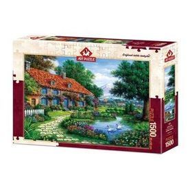 Art Puzzle 4551 Kuğulu Bahçe 1500 Parça Puzzle