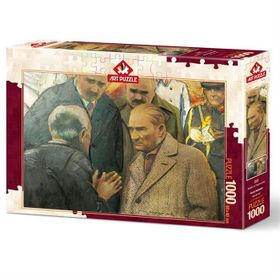 Art Puzzle 4589 1000 Parça Atatürk ve Depremzede Puzzle