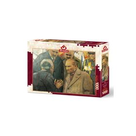 Art Puzzle 4589 1000 Parça Atatürk ve Depremzede Puzzle