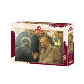 Art Puzzle 4589 1000 Parça Atatürk ve Depremzede Puzzle