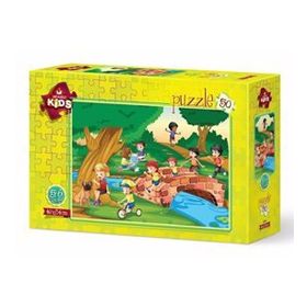 Art Puzzle 50 Parça Kovalamaca Çocuk Puzzle