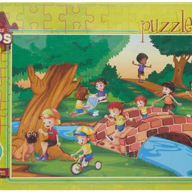 Art Puzzle 50 Parça Kovalamaca Çocuk Puzzle