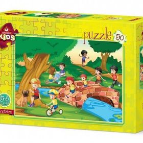Art Puzzle 50 Parça Kovalamaca Çocuk Puzzle