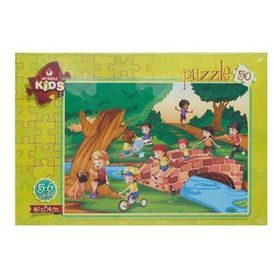 Art Puzzle 50 Parça Kovalamaca Çocuk Puzzle