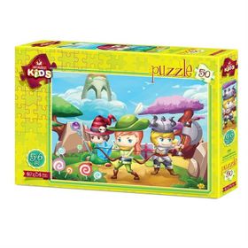 Art Puzzle 50 Parça Üç Küçük Kahraman