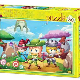 Art Puzzle 50 Parça Üç Küçük Kahraman