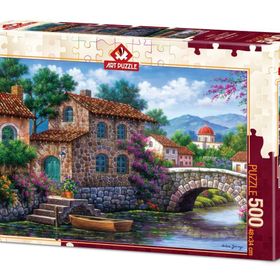 Art Puzzle 500 Parça Çiçekli Kanal Puzzle