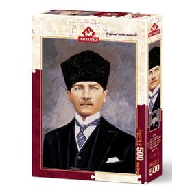 Art Puzzle 500 Parça Cumhurbaşkanı Gazi Mustafa Kemal Atatürk Puzzle