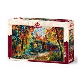 Art Puzzle 500 Parça Sonbahar Treni Puzzle