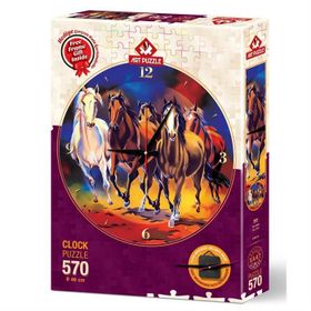 Art Puzzle 5004 Yılkı Atları Saat 570 Parça Puzzle