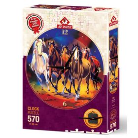 Art Puzzle 5004 Yılkı Atları Saat 570 Parça Puzzle