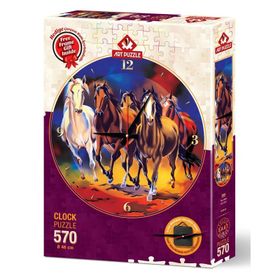 Art Puzzle 5004 Yılkı Atları Saat 570 Parça Puzzle