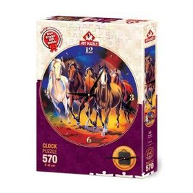 Art Puzzle 5004 Yılkı Atları Saat 570 Parça Puzzle