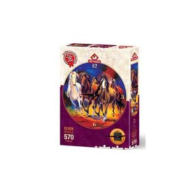 Art Puzzle 5004 Yılkı Atları Saat 570 Parça Puzzle