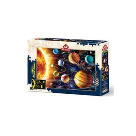 Art Puzzle 5012 1000 Parça Neon Güneş Sistemi Puzzle