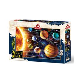 Art Puzzle 5012 1000 Parça Neon Güneş Sistemi Puzzle