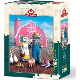 Art Puzzle 5028 Kedi Çiftliği 260 Parça Puzzle