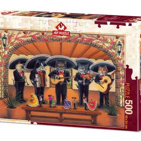 Art Puzzle 5082 Flamenko Miyav Ekibi 500 Parça Puzzle