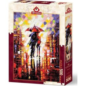 Art Puzzle 5090 Şemsiye Altındaki Aşk 500 Parça Puzzle