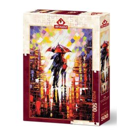 Art Puzzle 5090 Şemsiye Altındaki Aşk 500 Parça Puzzle